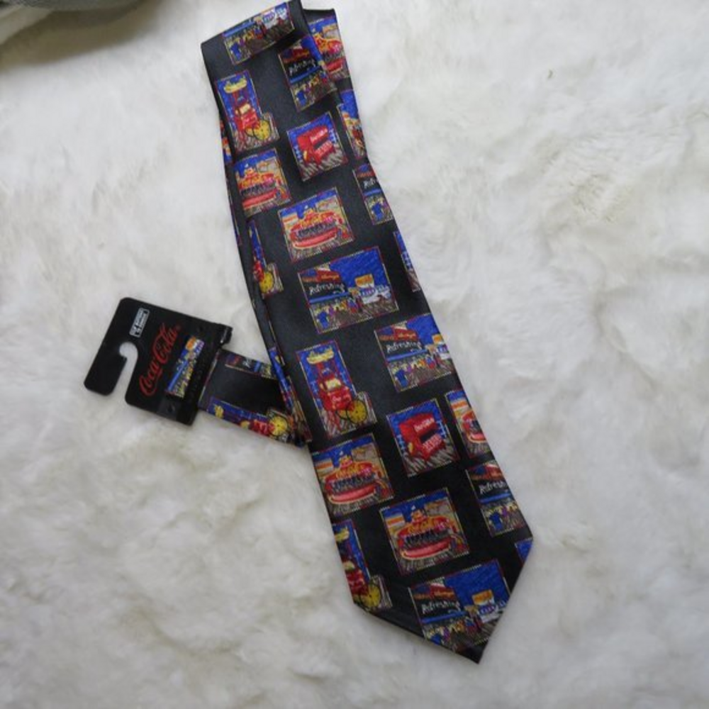 Coca Cola nostalgia‎ neck tie nwt